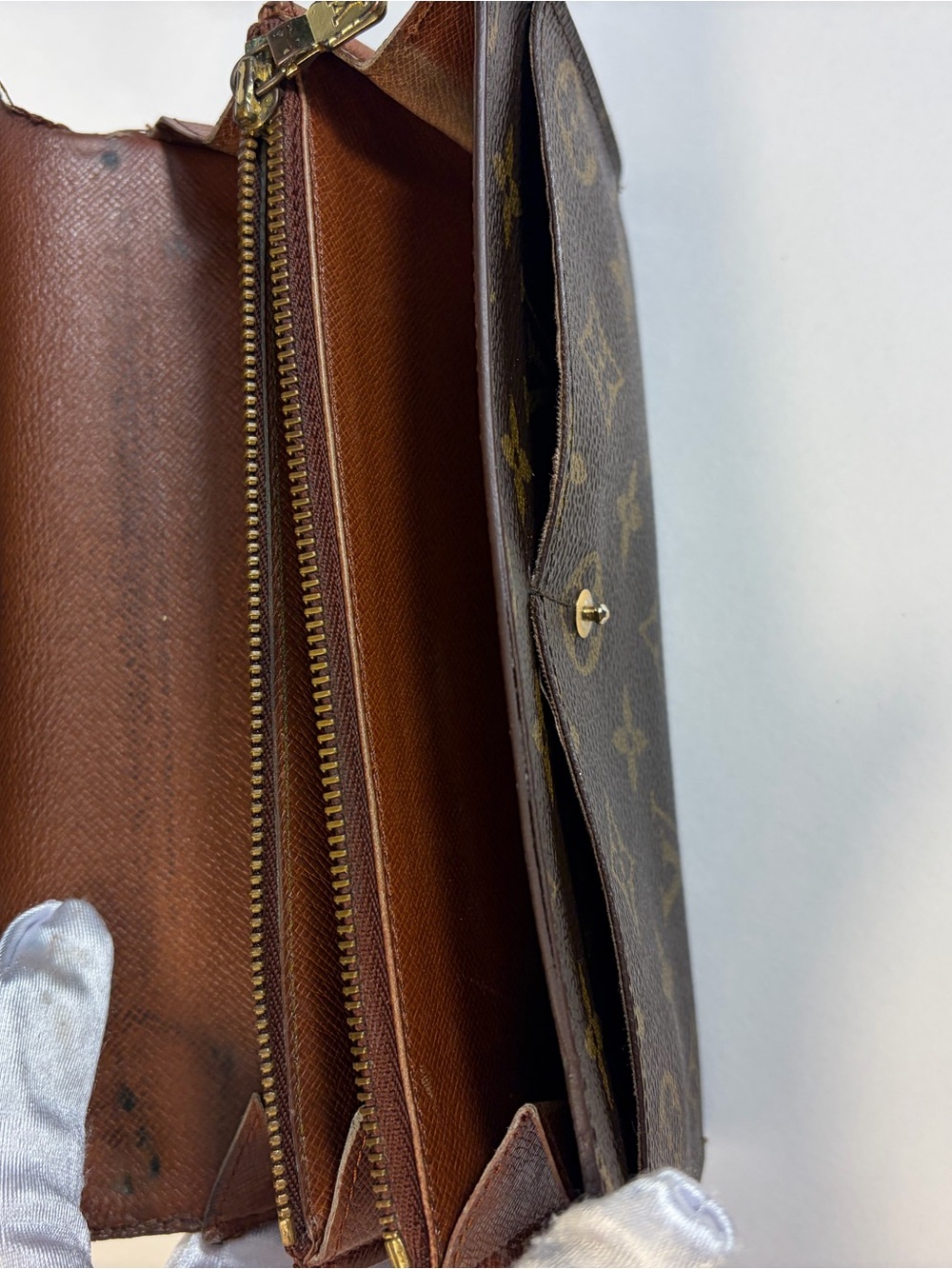Authentic Vintage Louis Vuitton Monogram Portefeuille Sarah Long Wallet - Picture 8 of 14
